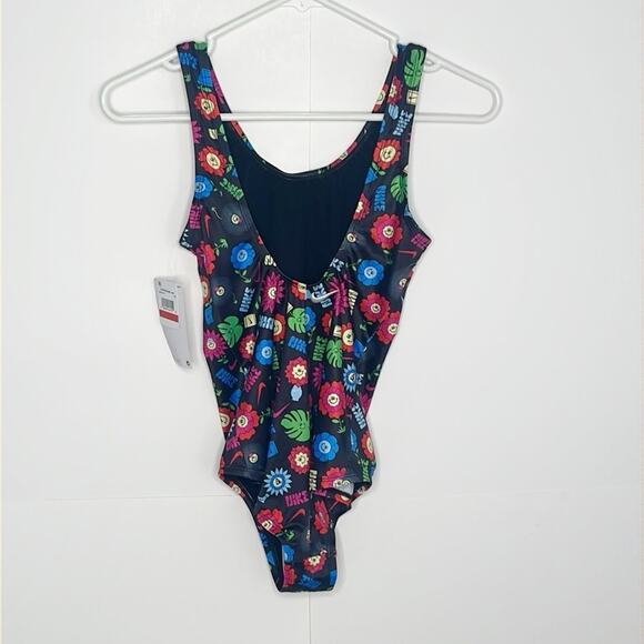 Girls Nike One Piece Swim Suit Size Large - Picture 6 of 8